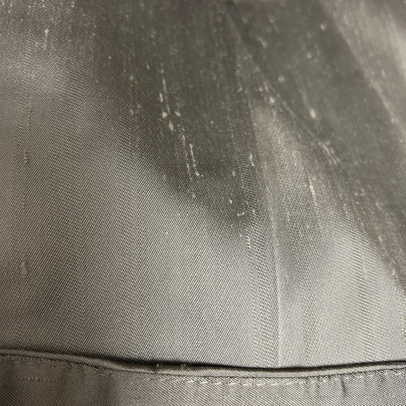 Chicos Shantung Ava Muted Olive Ankle Pants NWOT 0.5 - Picture 6 of 10